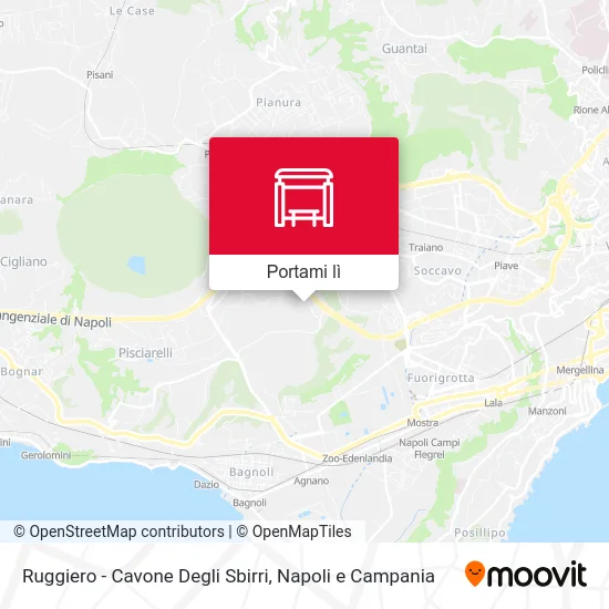 Mappa Ruggiero - Cavone Degli Sbirri