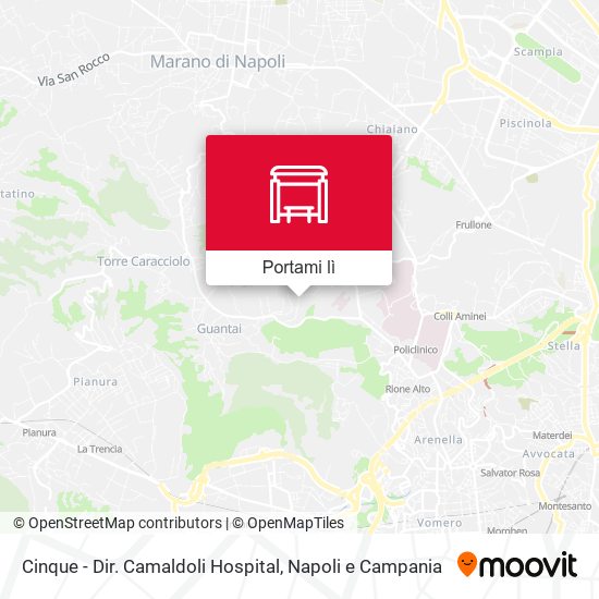 Mappa Cinque - Dir. Camaldoli Hospital