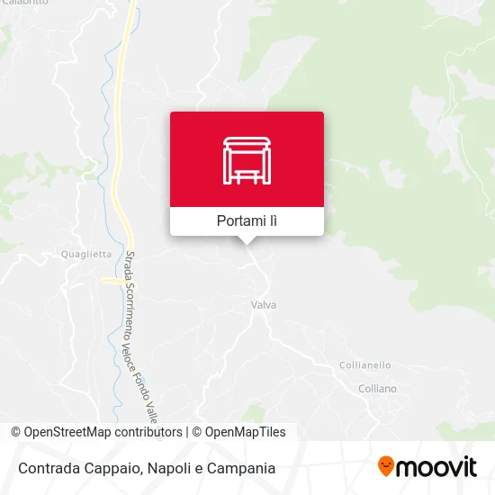 Mappa Contrada Cappaio