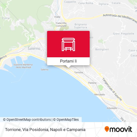 Mappa Torrione, Via Posidonia