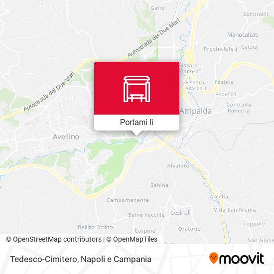 Mappa Tedesco-Cimitero