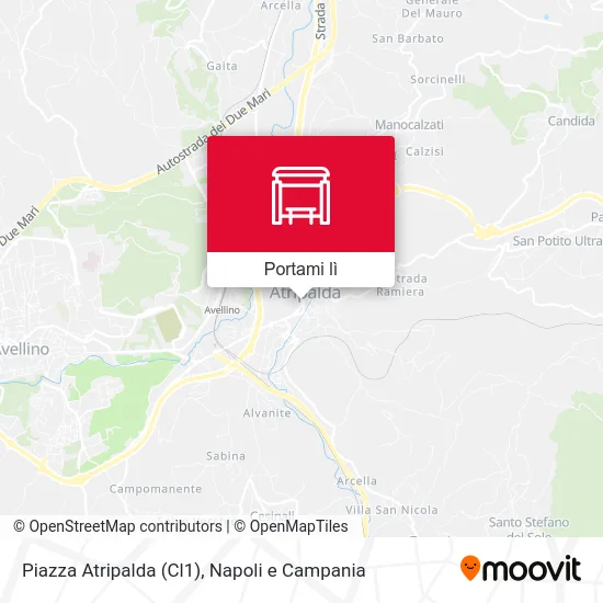 Mappa Piazza Atripalda (Cl1)