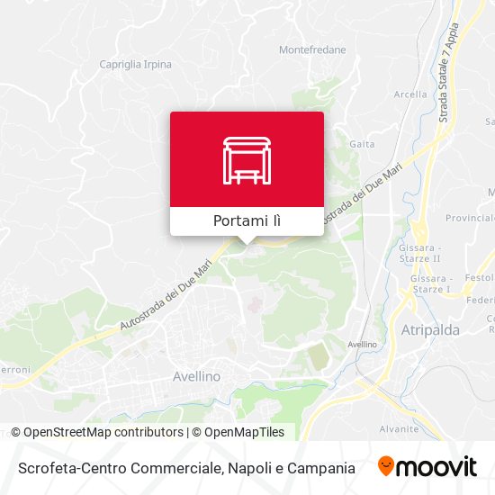 Mappa Scrofeta-Centro Commerciale