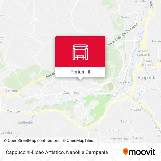 Mappa Cappuccini-Liceo Artistico