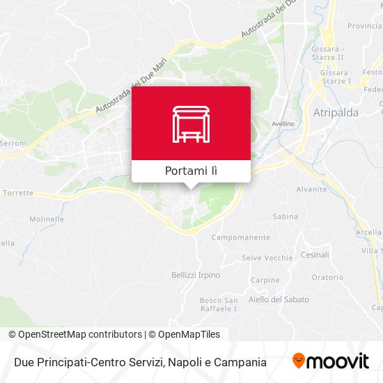 Mappa Due Principati-Centro Servizi