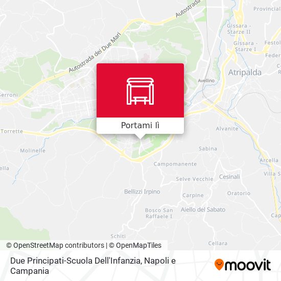 Mappa Due Principati-Scuola Dell'Infanzia