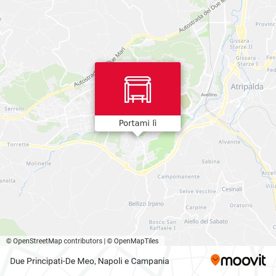 Mappa Due Principati-De Meo