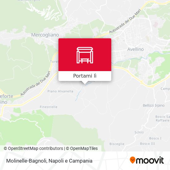 Mappa Molinelle-Bagnoli