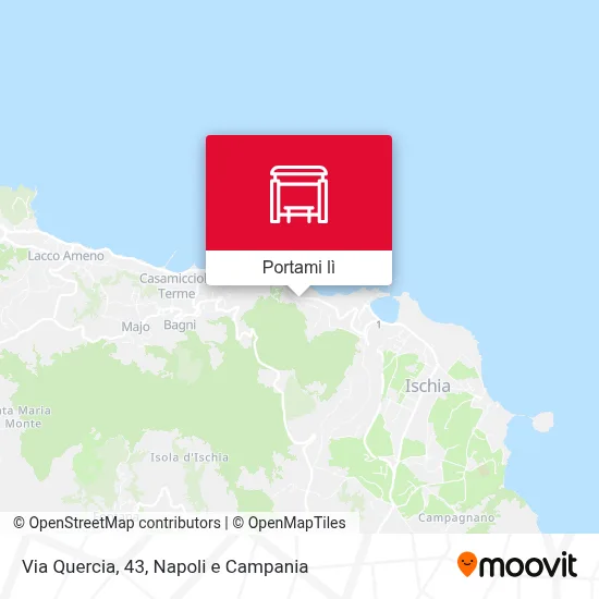 Mappa Via Quercia, 43