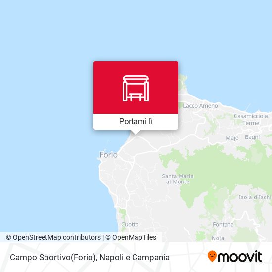 Mappa Campo Sportivo(Forio)