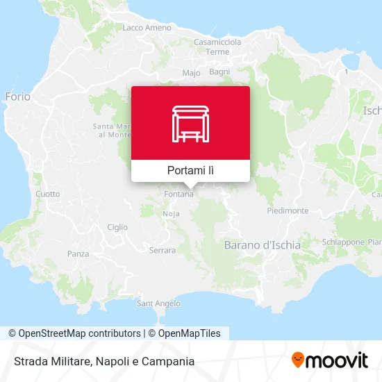 Mappa Strada Militare