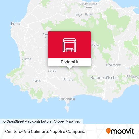 Mappa Cimitero- Via Calimera