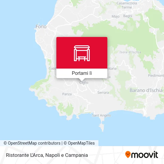 Mappa Ristorante L'Arca