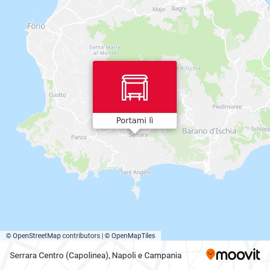 Mappa Serrara Centro (Capolinea)