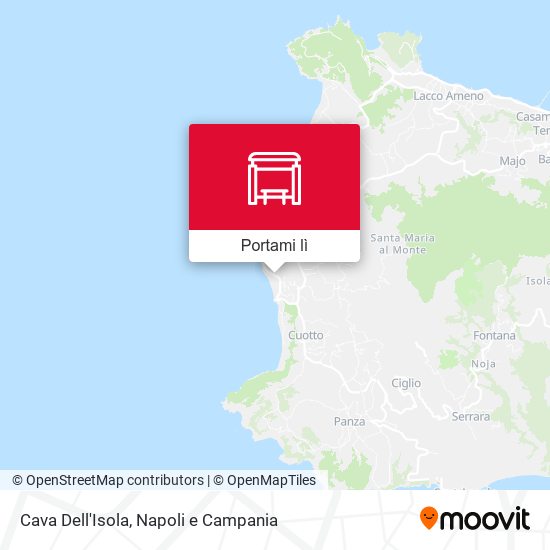 Mappa Cava Dell'Isola