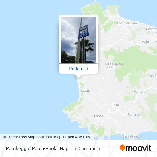 Mappa Parcheggio Paola-Paola