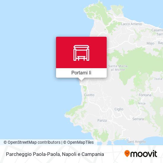 Mappa Parcheggio Paola-Paola
