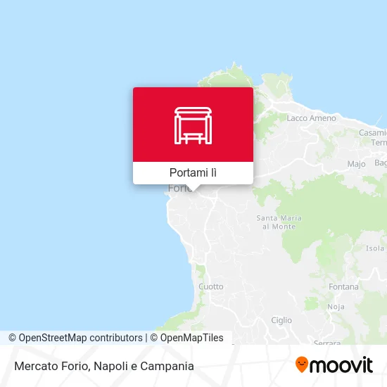 Mappa Mercato Forio