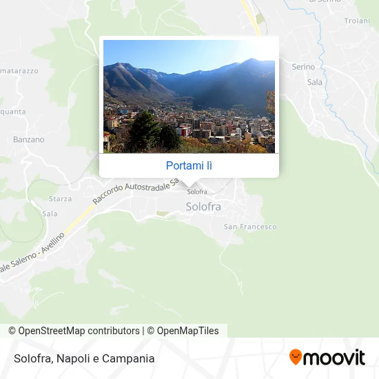 Mappa Solofra