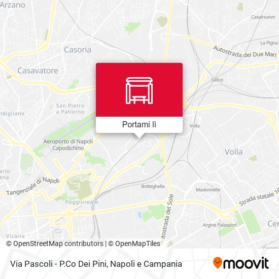 Mappa Via Pascoli - P.Co Dei Pini