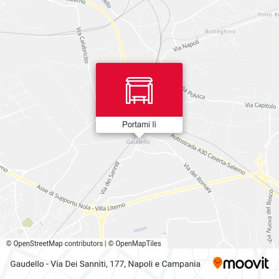 Mappa Gaudello - Via Dei Sanniti, 177