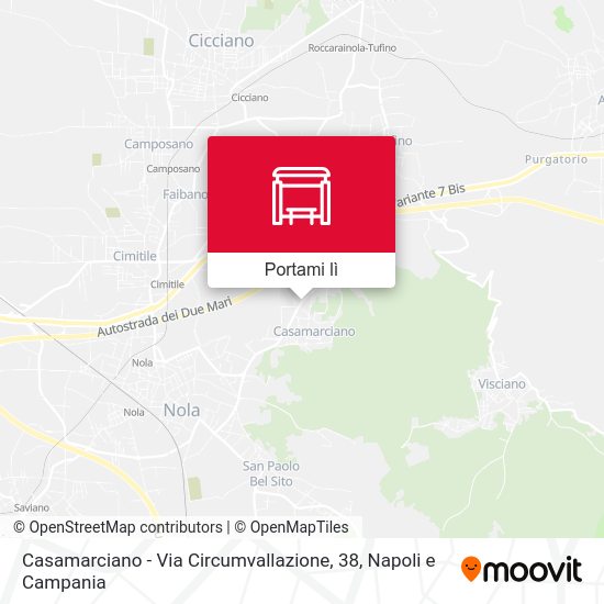 Mappa Casamarciano - Via Circumvallazione, 38