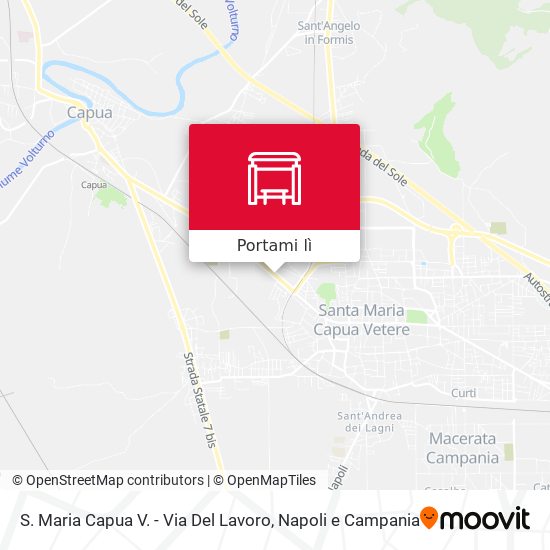 Mappa S. Maria Capua V. - Via Del Lavoro
