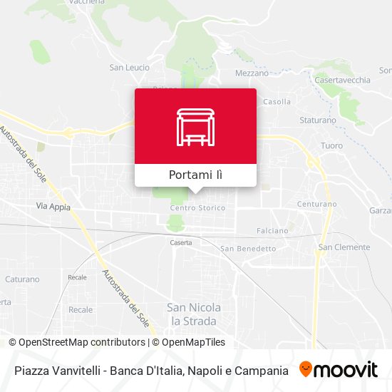 Mappa Piazza Vanvitelli - Banca D'Italia