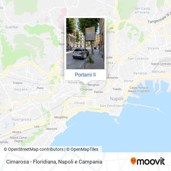 Mappa Cimarosa - Floridiana