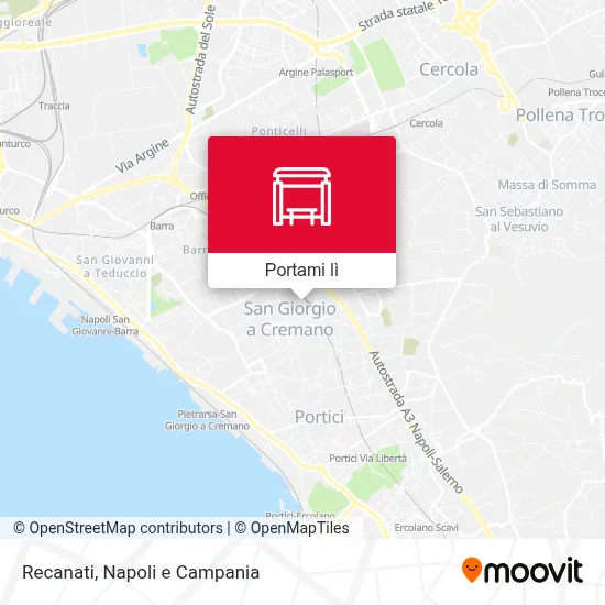 Mappa Recanati