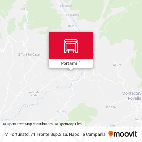 Mappa V. Fortunato, 71 Fronte Sup.Sisa