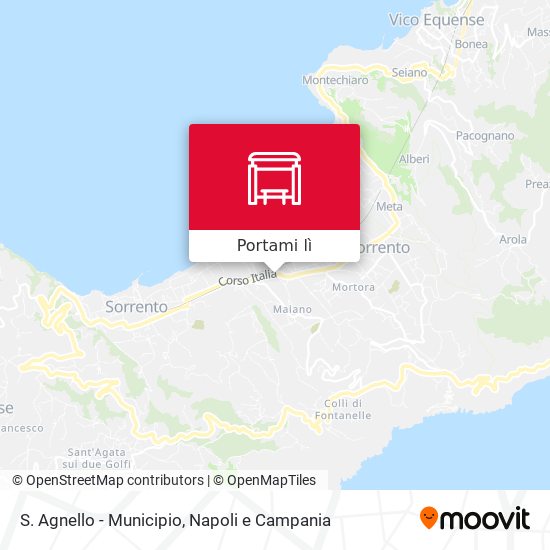 Mappa S. Agnello - Municipio