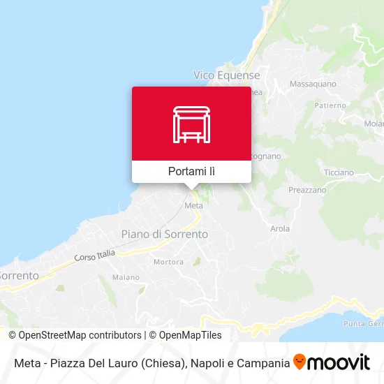 Mappa Meta - Piazza Del Lauro (Chiesa)