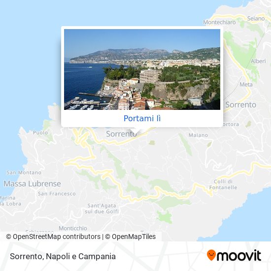 Mappa Sorrento