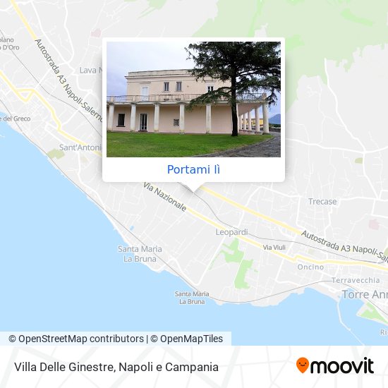 Mappa Villa Delle Ginestre