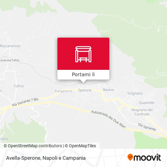 Mappa Avella-Sperone