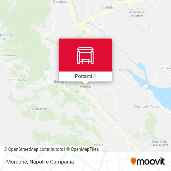 Mappa Morcone