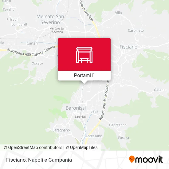 Mappa Fisciano