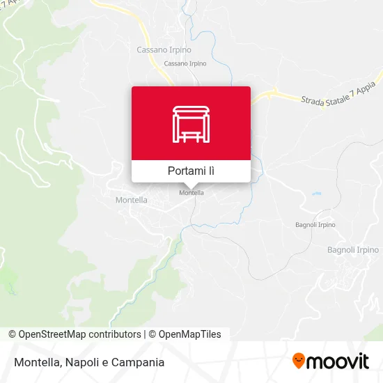 Mappa Montella