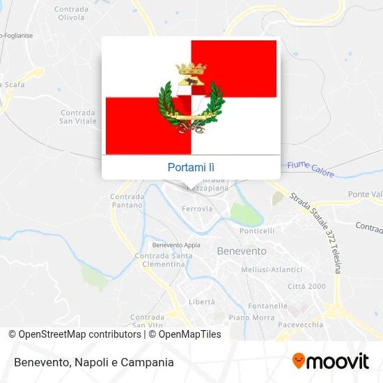 Mappa Benevento