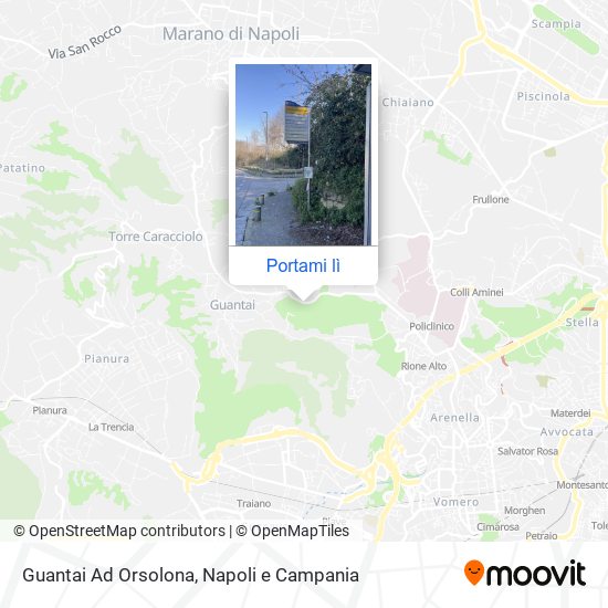 Mappa Guantai Ad Orsolona