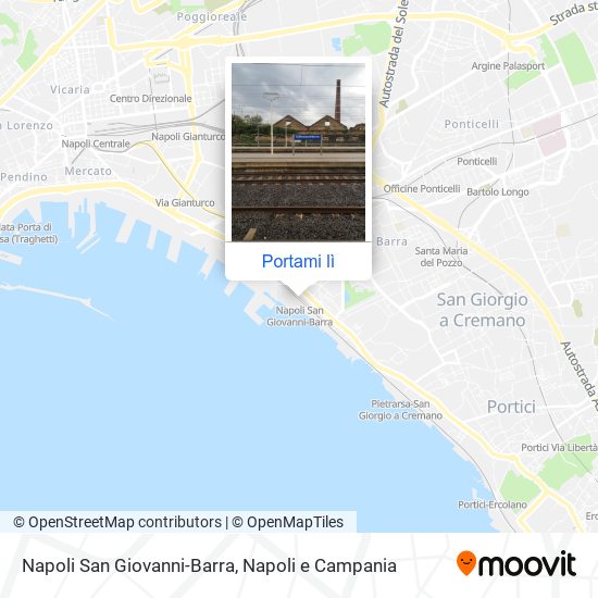 Mappa Napoli San Giovanni-Barra
