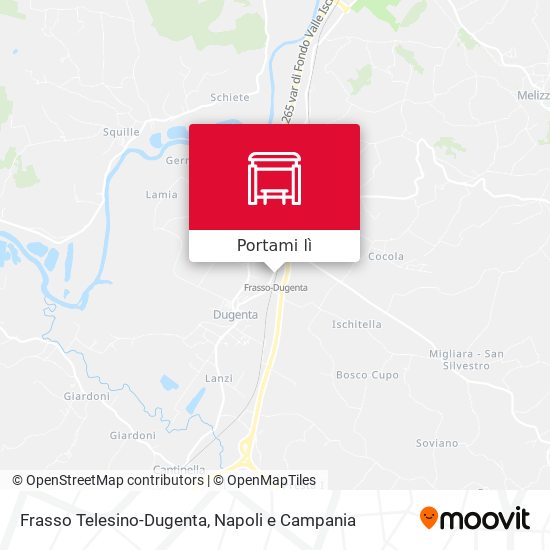 Mappa Frasso Telesino-Dugenta