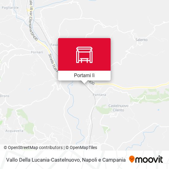 Mappa Vallo Della Lucania-Castelnuovo