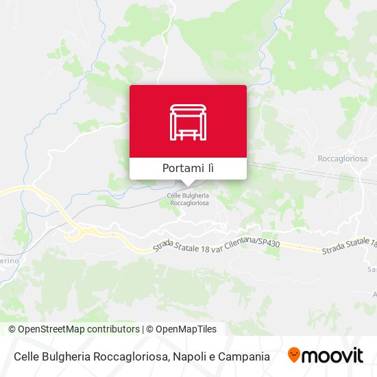 Mappa Celle Bulgheria Roccagloriosa