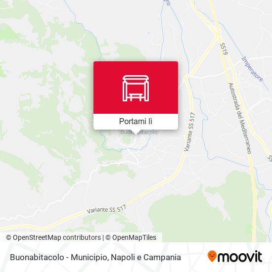 Mappa Buonabitacolo - Municipio