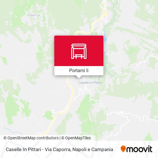 Mappa Caselle In Pittari - Via Caporra
