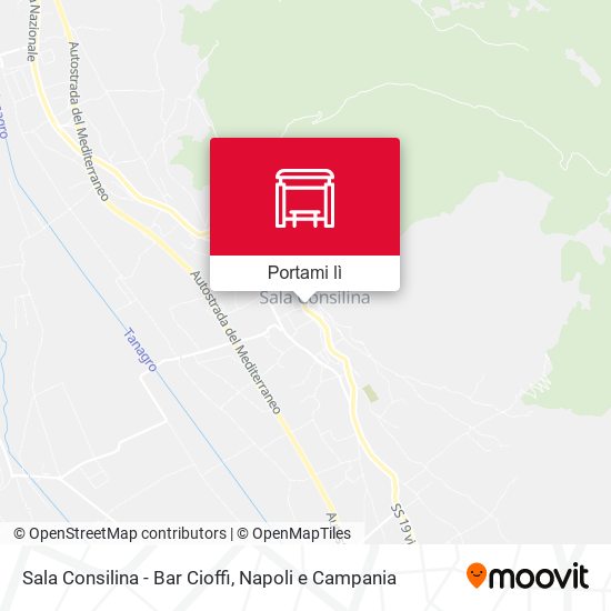 Mappa Sala Consilina - Bar Cioffi