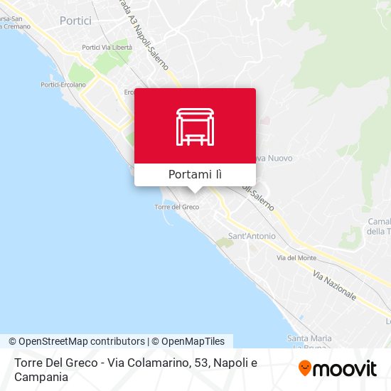 Mappa Torre Del Greco - Via Colamarino, 53