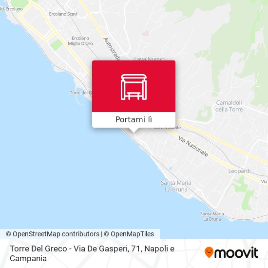 Mappa Torre Del Greco - Via De Gasperi, 71